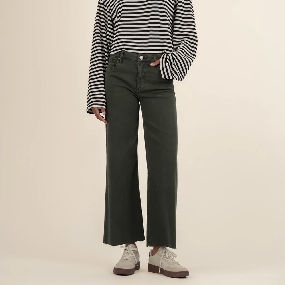 Kut - Meg High Rise Fab Ab Wide Leg (Sherwood Forest)